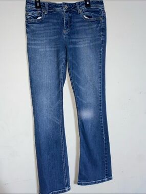 Aeropostale Women's Mid Blue Bootcut Jeans